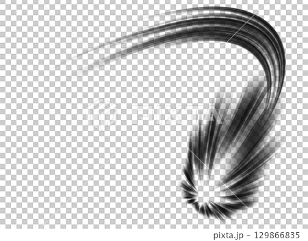 Illustration of a turning energy bullet Illustration of a turning energy bullet 129866835