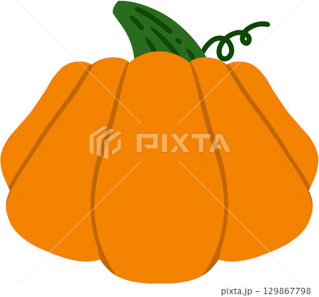 Cute Halloween Pumpkin Cute Halloween Pumpkin 129867798