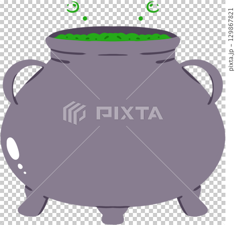witch cauldron 129867821