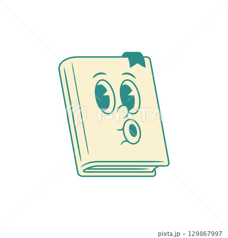 Comic book cartoon character whistling retro vector illustration 129867997