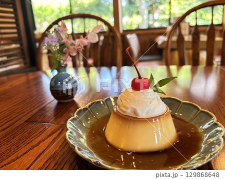 レトロなプリン 129868648