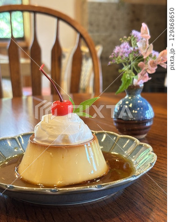 レトロなプリン レトロなプリン 129868650
