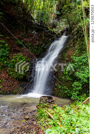 静岡県周智郡森町鍛治島　山里の風景 129870003