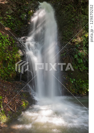 静岡県周智郡森町鍛治島　山里の風景 129870282