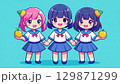 果物と女の子 129871299