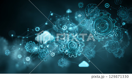 gears mechanism as teamwork concept gears mechanism as teamwork concept 129871330