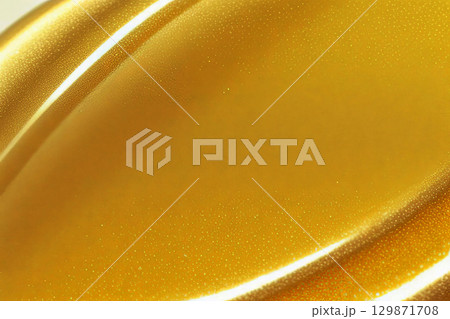 Abstract golden background with elegant waves and shimmering sparkles, luxury decorative backdrop Abstract golden background with elegant waves and shimmering sparkles, luxury decorative backdrop 129871708