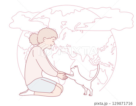 Exploring the Intriguing Connection Between Humans, Cats, and Our Beautiful Planet 129871716
