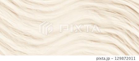 Top view of sand beach texture background with copy space Tropical summer 3D render 129872011