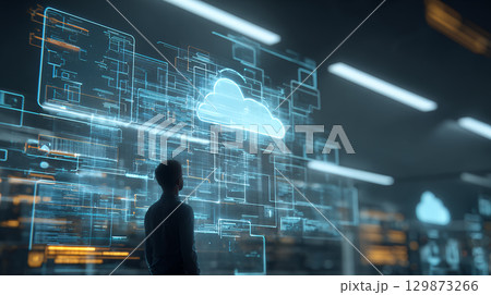 composite image of rear view of businessman standing composite image of rear view of businessman standing 129873266