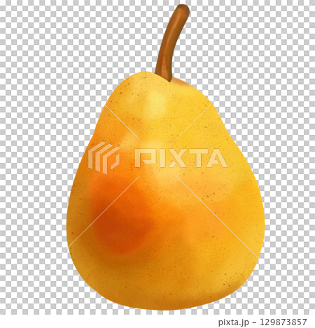 少し赤い洋梨 129873857