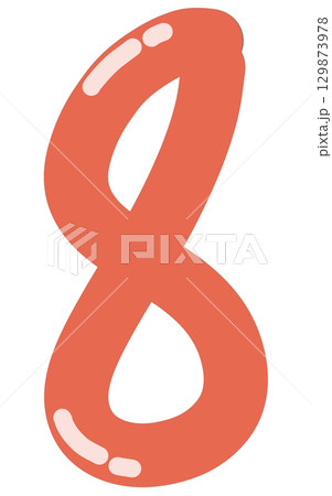 minimal and cute Handwritten numbers 8 minimal and cute Handwritten numbers 8 129873978