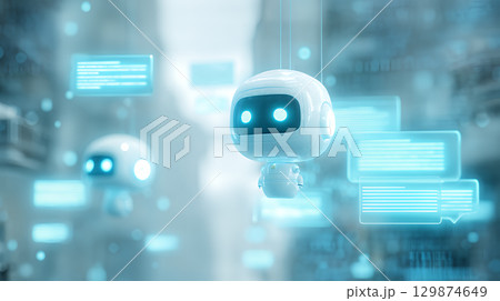composite image of rear view of classy man using virtual reality headset 129874649