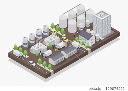 Isometric Industry 129874921
