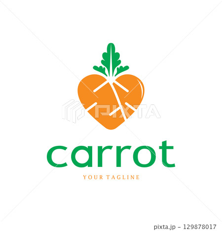 Carrot Illustration Creative Design Carrot Agricultural Product Logo Icon, Carrot Processing,vegan food, Farmers Market,Vector Carrot Illustration Creative Design Carrot Agricultural Product Logo Icon, Carrot Processing,vegan food, Farmers Market,Vector 129878017