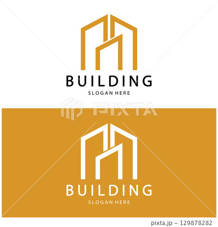 Building logo vector illustration design,Real Estate logo template, Logo symbol icon 129878282
