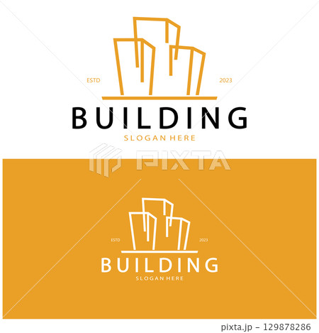 Building logo vector illustration design,Real Estate logo template, Logo symbol icon 129878286