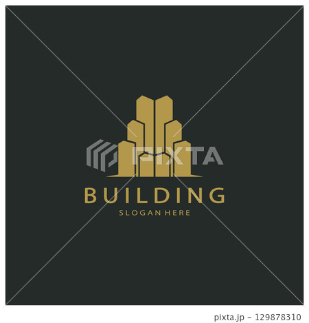 Building logo vector illustration design,Real Estate logo template, Logo symbol icon 129878310