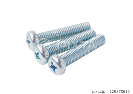 透明背景(png)にナベねじ(十字穴) 透明背景(png)にナベねじ(十字穴) 129878619