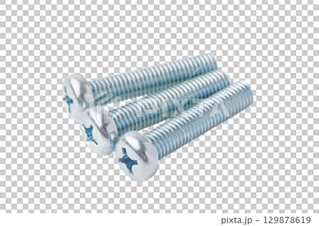 透明背景(png)にナベねじ(十字穴) 透明背景(png)にナベねじ(十字穴) 129878619
