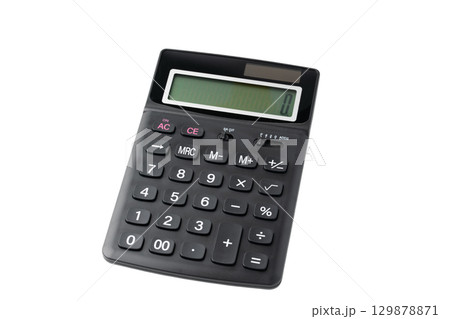 透明背景（png）に電卓 129878871