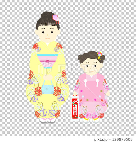 Shichi-Go-San _ Girl in kimono Shichi-Go-San _ Girl in kimono 129879509