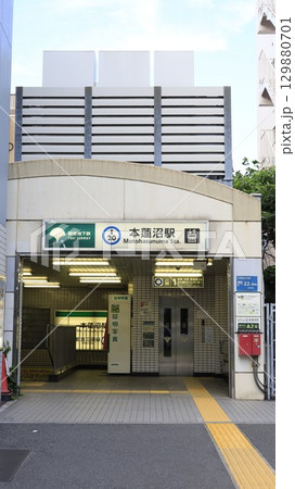 都営三田線の本蓮沼駅A2番出入口、エレベーターが設置 129880701