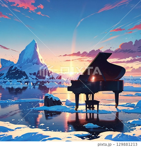 北極のピアノ 129881213