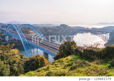 《長崎県》新西海橋の眺め・西海の丘展望台 《長崎県》新西海橋の眺め・西海の丘展望台 129881579