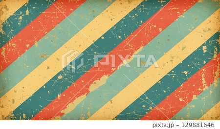 old rusty metal sign with a flag 129881646