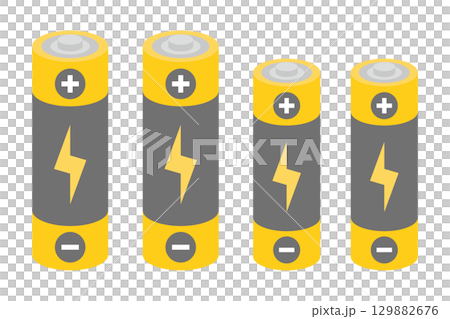 乾電池的插圖 129882676