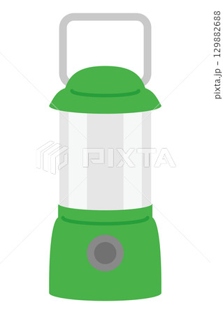 懐中電灯　防災　イラスト 129882688