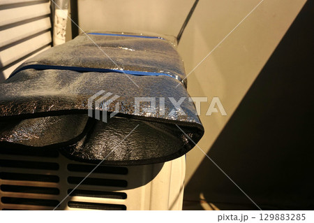 エアコン室外機遮熱板 DIY エアコン室外機遮熱板 DIY 129883285