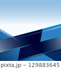 Abstract blue geometric design featuring layer and angle in a modern style suitable for background and digital art. 129883645