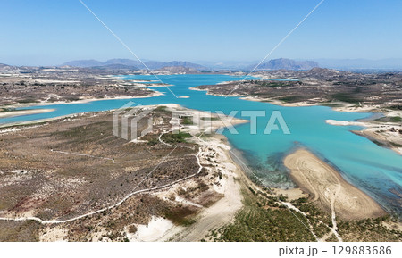 Embalse de La Pedrera reservoir. Spain 129883686