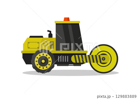 Road roller 129883889