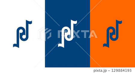 Modern and Unique N initials music logo design Modern and Unique N initials music logo design 129884193