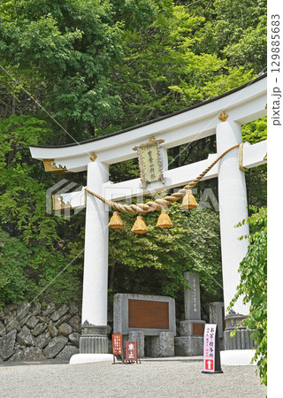 秩父散歩・宝登山神社　二之鳥居　扁額 129885683