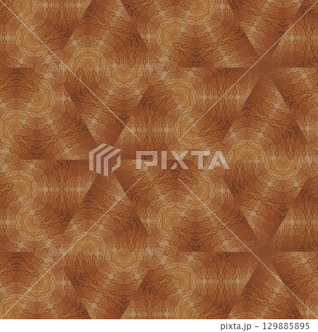 Luxurious handmade art carved on expensive wooden board. Engraved craft design for border, frame, flooring, wallcovering, furniture decoration, tiles, wrapping paper printing 129885895