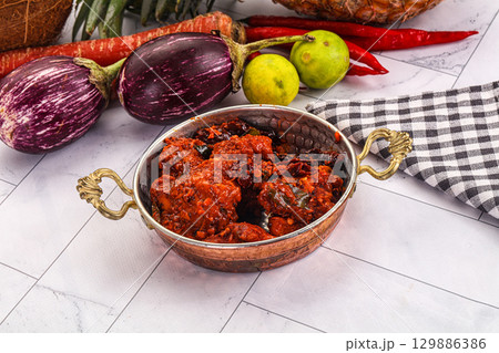 Indian cuisine spicy Chicken 65 Indian cuisine spicy Chicken 65 129886386