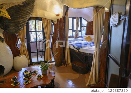 Room in Hang Nga Guest House (Crazy House) of unusual fabulous architecture built since 1990 129887830