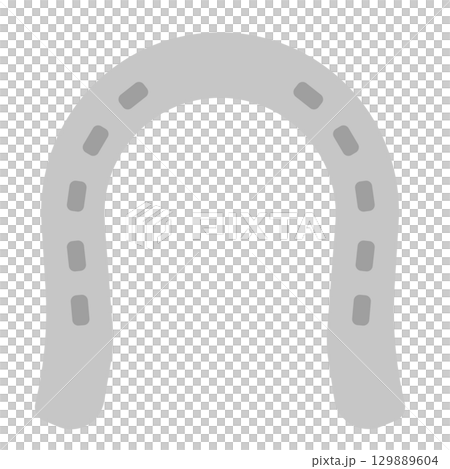 馬蹄形插圖 129889604