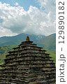 Dargavs, North Ossetia-Alania, Russia. City of the dead, ancient necropolis in the mountains of North Caucasus. 129890182
