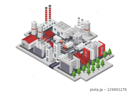 Isometric Industry 129891276