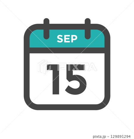 September 15 Calendar Day or Calender Date for Deadlines or Appointment 129891294