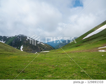 Beautiful view in the mountains 129891310