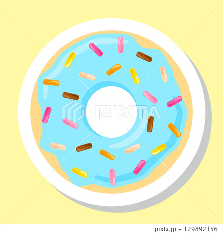 ドーナツ ミント ステッカー ドーナツ ミント ステッカー 129892156