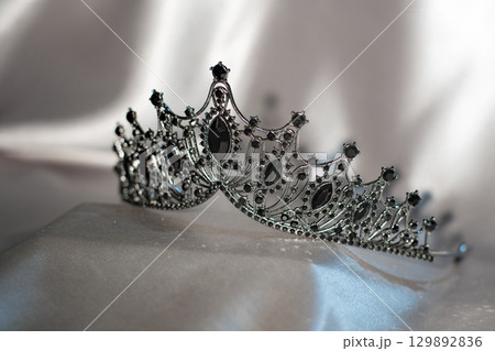 Gothic black crown, majestic jewellery. Gothic black crown, majestic jewellery. 129892836