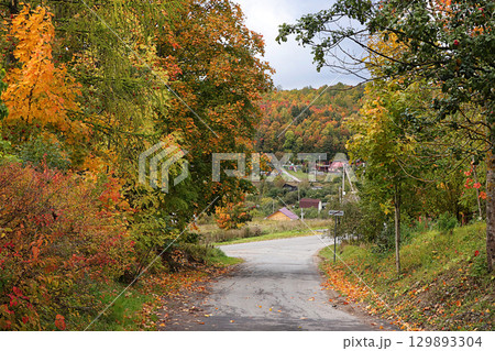 Russia, St. Petersburg, Voronnaya Gora, Duderhof, September 22, 2019. Pictured: Duderhof Heights, a suburb of St. Petersburg and the Voronoi Gora, the highest place in the Leningrad Region during the Russia, St. Petersburg, Voronnaya Gora, Duderhof, September 22, 2019. Pictured: Duderhof Heights, a suburb of St. Petersburg and the Voronoi Gora, the highest place in the Leningrad Region during the 129893304