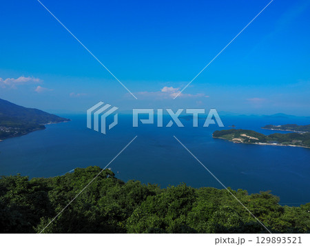 周防大島・飯の山展望台から見た風景 129893521